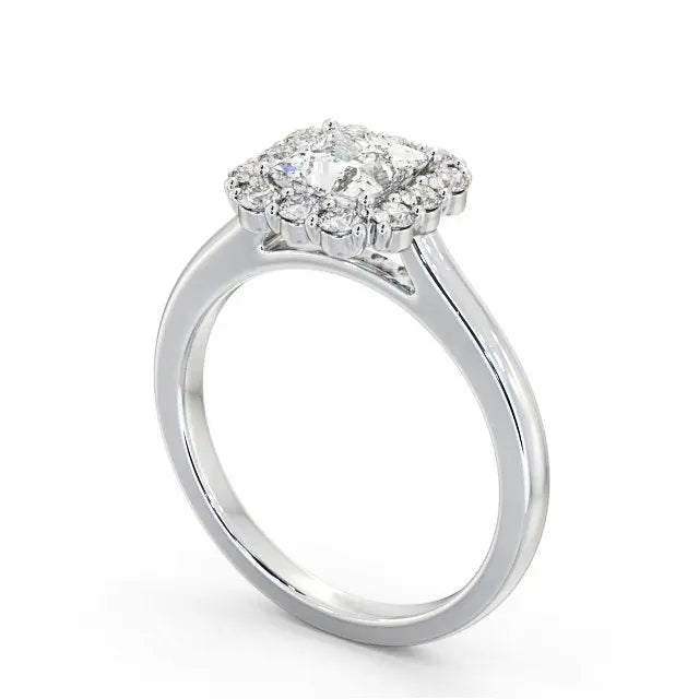 0.50CTW Cluster Lab Grown Diamond Engagement Ring  customdiamjewel   