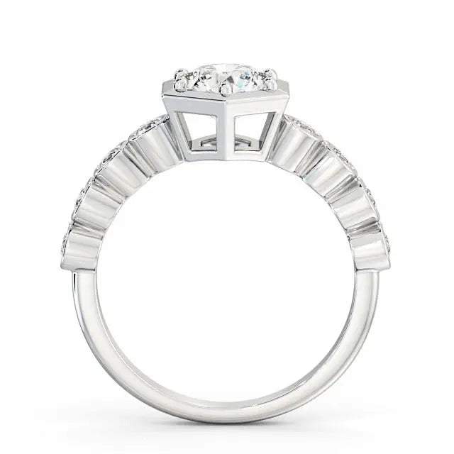 2.00CT Round Cut Lab Grown Diamond Bezel Set Ring  customdiamjewel   