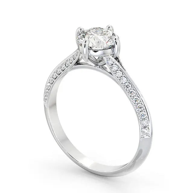 Designer 1.50CTW Round Lab Grown Diamond Ring  customdiamjewel   