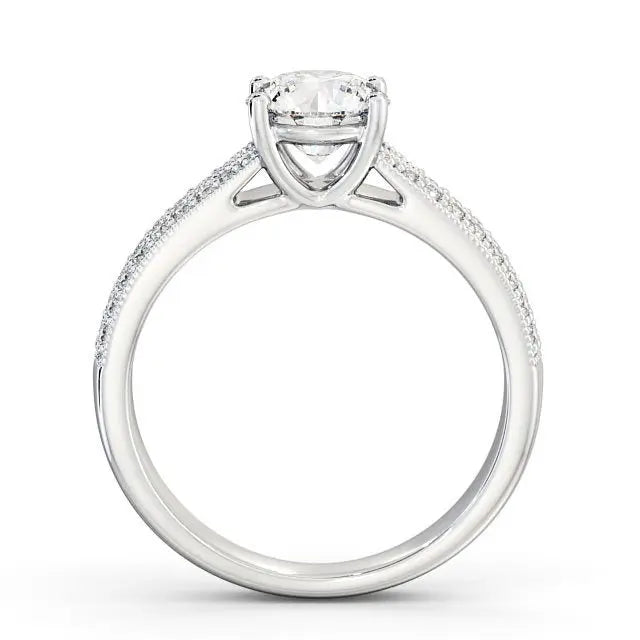 Unique 1.00CT Round Cut Lab Grown Diamond Ring  customdiamjewel   