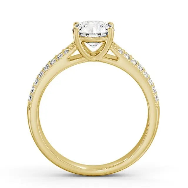 Unique 1.00CT Round Cut Lab Grown Diamond Ring  customdiamjewel   