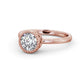 1.50CT Vintage Round Cut Lab Grown Diamond Ring  customdiamjewel 10KT Rose Gold VVS-EF