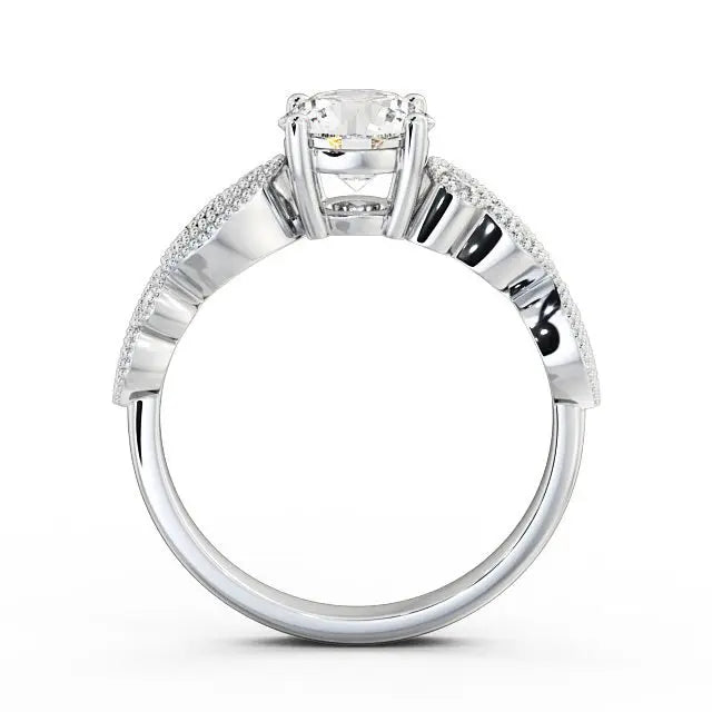 1.00CT Lab Grown Diamond Vintage Engagement Ring  customdiamjewel   