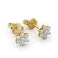 0.30CTW Cluster Lab Grown Diamond Stud Earrings  customdiamjewel   