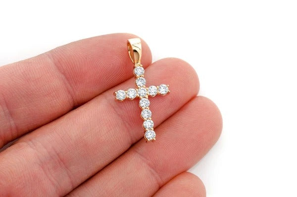 Diamond Cross pendant  customdiamjewel   