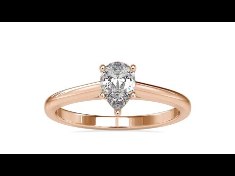 Pear Cut 0.53 CTW Harper Ring customdiamjewel