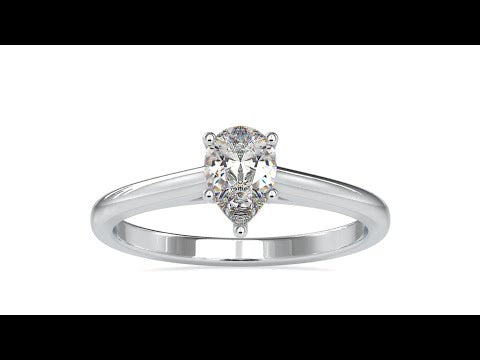 Pear Cut 0.53 CTW Harper Ring customdiamjewel