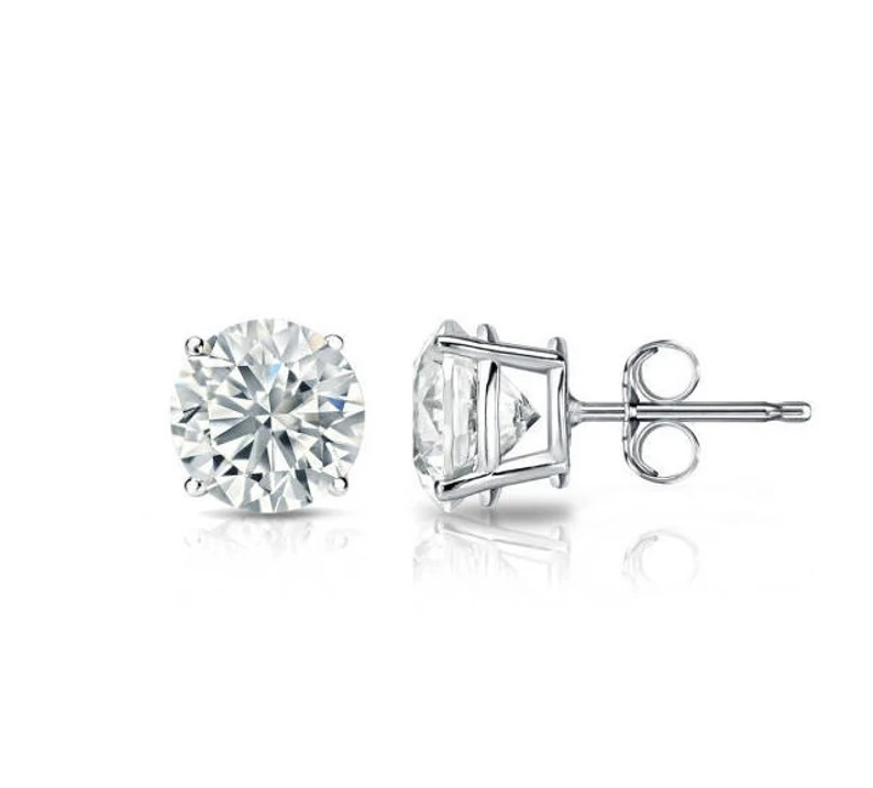 1.0CT Moissanite Stud Earrings  customdiamjewel   