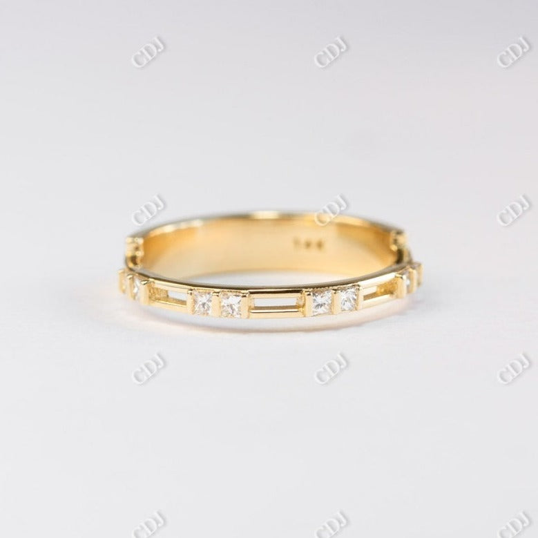 Antique Style Modern Simple Round Moissanite Ring  customdiamjewel 10KT Yellow Gold VVS-EF