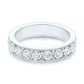 Wide Milgrain Moissanite Wedding Band  customdiamjewel   