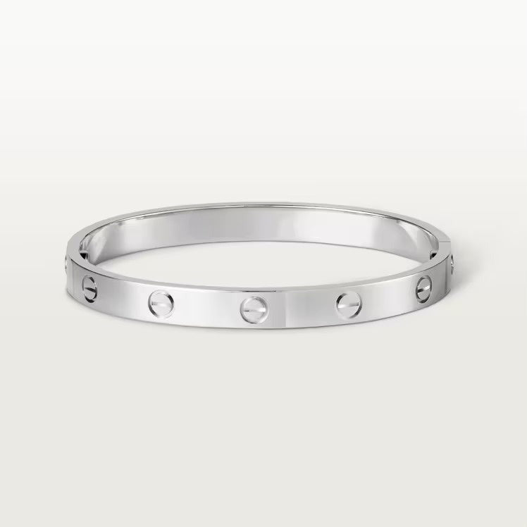 Minus Design Simple Bangle Bracelet  customdiamjewel 10 KT Solid Gold White Gold 