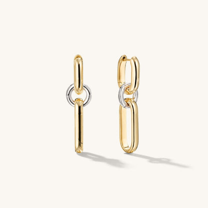 Mixed Convertible Link 14K Gold Wedding Earrings  customdiamjewel Sterling Silver Yellow Gold VVS-EF